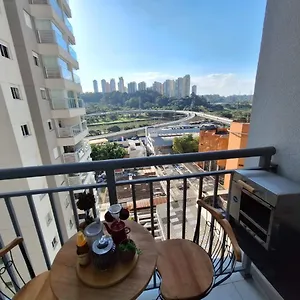Ponte Laguna, Pq Burle Marx, Apto 1 Dorm E Varanda Apartamento